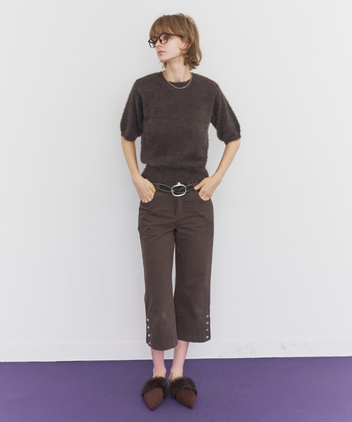Rohwel(ローウェル)の「Pointed Fur Mules / ポインテッドファーミュール(パンプス・レディース・ブラック/ブラウン・SMALL/LARGE/MEDIUM)」の8枚目の写真