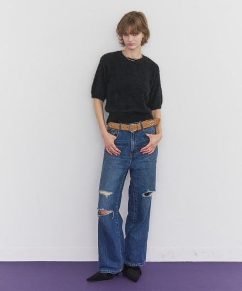 Rohwel(ローウェル)の「Pointed Fur Mules / ポインテッドファーミュール(パンプス・レディース・ブラック/ブラウン・SMALL/LARGE/MEDIUM)」の15枚目の写真