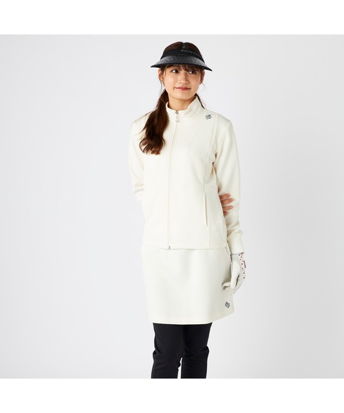 marie claire(マリ・クレール)の「【marie claire/マリ.クレール】レディースジップブルゾン ゴルフ ウォーキング(ブルゾン・レディース・ブルー/オフホワイト/ブラック・LARGE/X-LARGE/MEDIUM)」の14枚目の写真