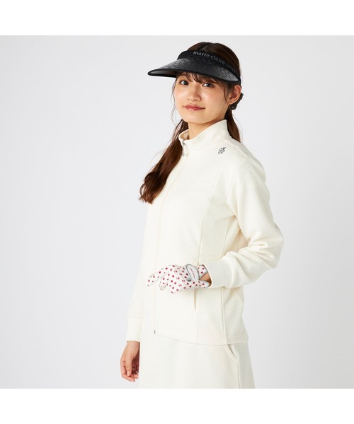 marie claire(マリ・クレール)の「【marie claire/マリ.クレール】レディースジップブルゾン ゴルフ ウォーキング(ブルゾン・レディース・ブルー/オフホワイト/ブラック・LARGE/X-LARGE/MEDIUM)」の16枚目の写真