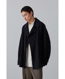 YLEVE / LAMBSWOOL DOUBLE CLOTH BEAVER SHORT CO