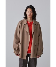 YLEVE / LAMBSWOOL DOUBLE CLOTH BEAVER SHORT CO
