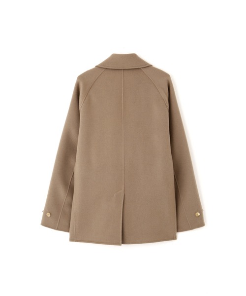 YLEVE(イレーヴ)の「YLEVE / LAMBSWOOL DOUBLE CLOTH BEAVER SHORT CO(ダウンジャケット/コート・メンズ・ブラウン/ネイビー・4/5)」の10枚目の写真