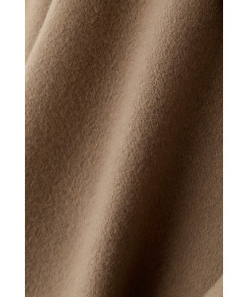 YLEVE(イレーヴ)の「YLEVE / LAMBSWOOL DOUBLE CLOTH BEAVER SHORT CO(ダウンジャケット/コート・メンズ・ブラウン/ネイビー・4/5)」の16枚目の写真