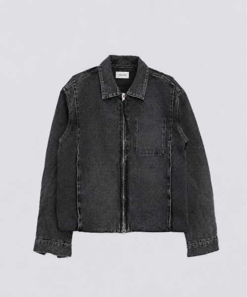 TANAKA(タナカ)の「【TANAKA】UTILITY JEAN JACKET(ブルゾン・メンズ・ダークグレー・M)」の1枚目の写真