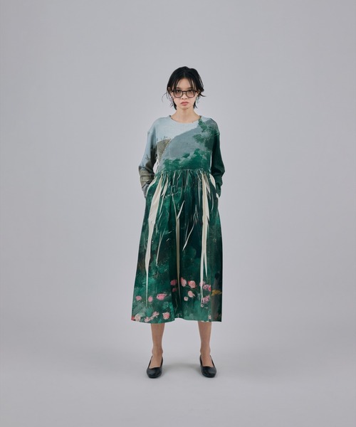 NON TOKYO(ノントーキョー)の「NON TOKYO/ノントーキョー/DIRECT PRINT RIB GATHER O/Pダイレクトプリントリブギャザーワンピース(ワンピース・レディース・その他2/その他1・F)」の7枚目の写真