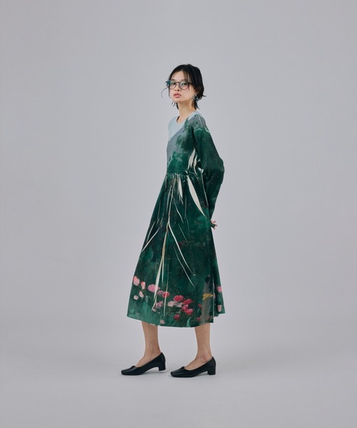 NON TOKYO(ノントーキョー)の「NON TOKYO/ノントーキョー/DIRECT PRINT RIB GATHER O/Pダイレクトプリントリブギャザーワンピース(ワンピース・レディース・その他2/その他1・F)」の8枚目の写真