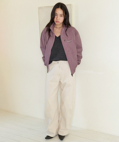 stretch twill タックパンツ（スラックス）｜Deuxieme Classe