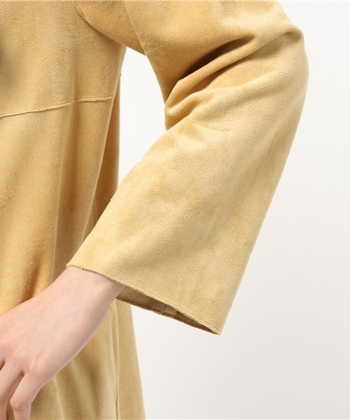 DouDou（ドゥドゥ）の「【DouDou】【再入荷】フェイクスエードコート（その他アウター・レディース・サックスブルー/グレー/キャメル・FREE）」の8枚目の写真