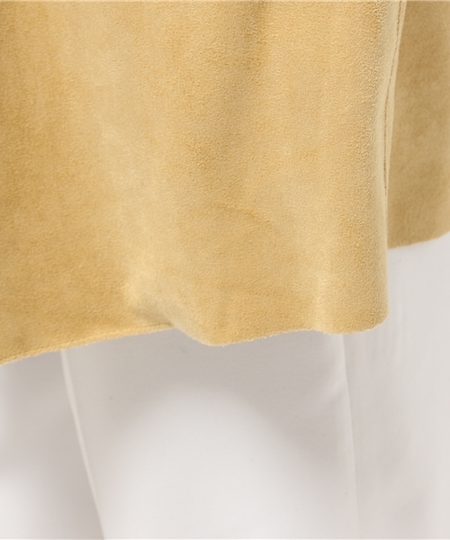 DouDou（ドゥドゥ）の「【DouDou】【再入荷】フェイクスエードコート（その他アウター・レディース・サックスブルー/グレー/キャメル・FREE）」の10枚目の写真
