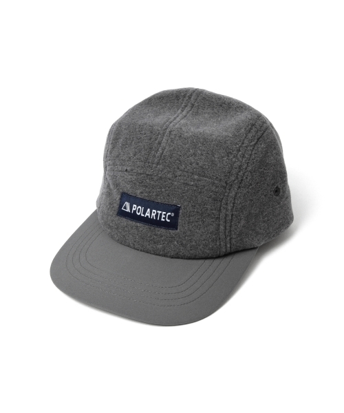 BEAMS（ビームス）の「BEAMS / POLARTEC(R) CAP（キャップ・メンズ・グレー/ブラック・ONE SIZE）」の4枚目の写真