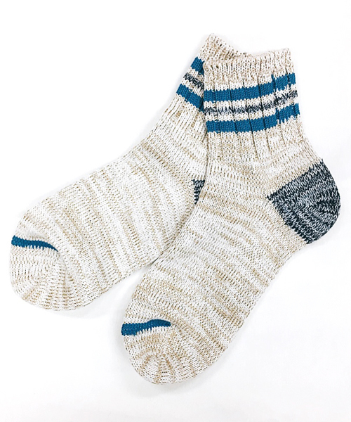 OLD BETTY'S(オールドベティーズ)の「Lady's Short Line Socks (Standard)/ショートラインソックス(ソックス/靴下・レディース・グリーン/ピンク/アイボリー/ブラック/ネイビー/イエロー/レッド/ブルー系その他/マスタード/サックスブルー/ブルー系その他2・S)」の19枚目の写真