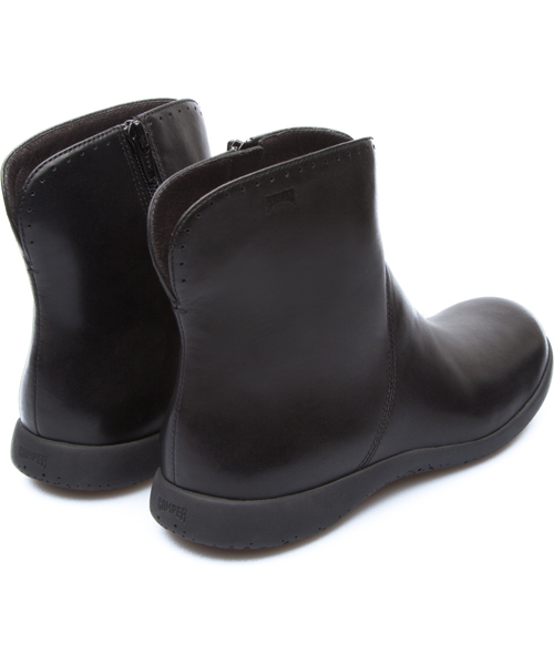 【美品】CAMPER スパイラルコメット ショートブーツ　レザー ブラウン カンペール スパイラル コメット / CAMPER SPIRAL COMET