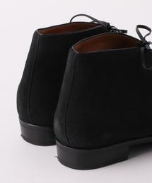 ユナイテッドアローズ　ブラック スエード チャッカブーツ 1300024S0150_m1_c101.jpg