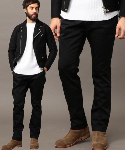 BEAUTY&YOUTH UNITED ARROWS（ビューティーアンドユースユナイテッドアローズ）の「BY チノ テーパードパンツ◆（チノパンツ・メンズ・ブラック/ダークグレー/ネイビー・SMALL/X-LARGE/LARGE/MEDIUM）」の2枚目の写真