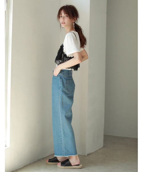 Re:EDIT（リエディ）の「[リエディ]ワンベルトジュートソールサンダルシューズ/サンダル/フラットサンダル（サンダル・レディース・シルバー/ブラック/ゴールド/ブルー系その他/ホワイト・LARGE/SMALL/MEDIUM/X-LARGE）」の15枚目の写真