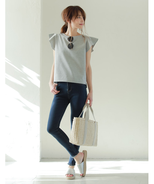 Re:EDIT（リエディ）の「[リエディ]ワンベルトジュートソールサンダルシューズ/サンダル/フラットサンダル（サンダル・レディース・シルバー/ブラック/ゴールド/ブルー系その他/ホワイト・LARGE/SMALL/MEDIUM/X-LARGE）」の17枚目の写真