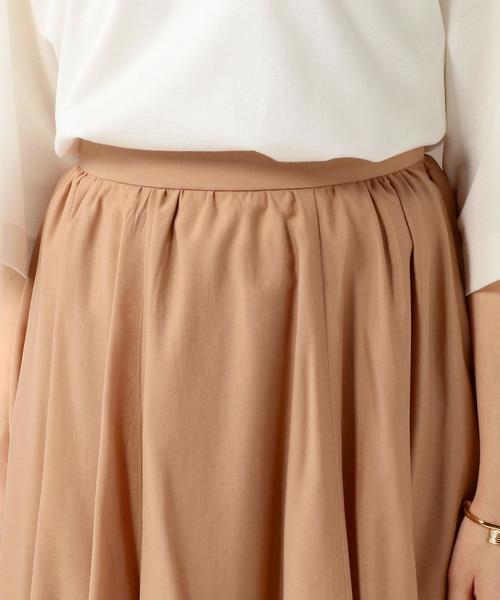 Jewel Changes(ジュエルチェンジズ)の「●JOC 切替 フレアスカート(スカート・レディース・オフホワイト/ブラック/ライトグレー/ブラウン/ライム・FREE)」の7枚目の写真