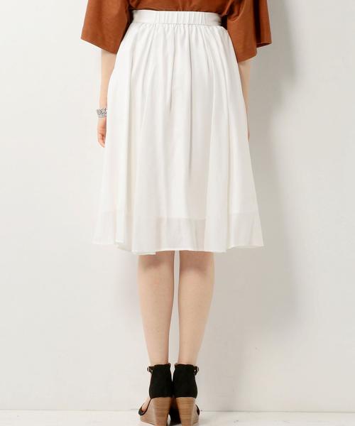 Jewel Changes(ジュエルチェンジズ)の「●JOC 切替 フレアスカート(スカート・レディース・オフホワイト/ブラック/ライトグレー/ブラウン/ライム・FREE)」の18枚目の写真