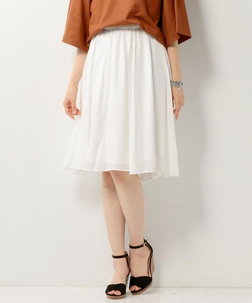 Jewel Changes(ジュエルチェンジズ)の「●JOC 切替 フレアスカート(スカート・レディース・オフホワイト/ブラック/ライトグレー/ブラウン/ライム・FREE)」の22枚目の写真