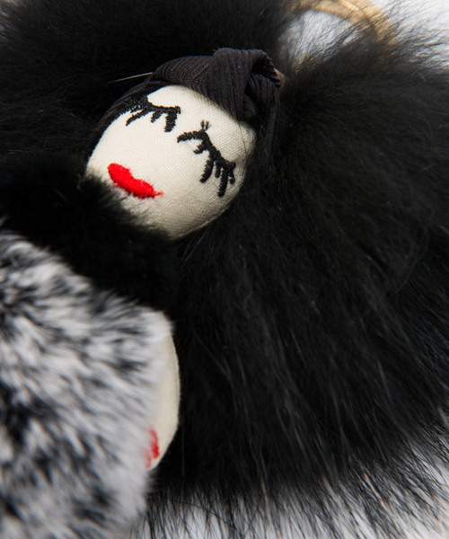 PAPILLONNER（パピヨネ）の「レッキスヘア パピヨネドール（チャーム・レディース・ベージュ/ブラック・FREE）」の3枚目の写真