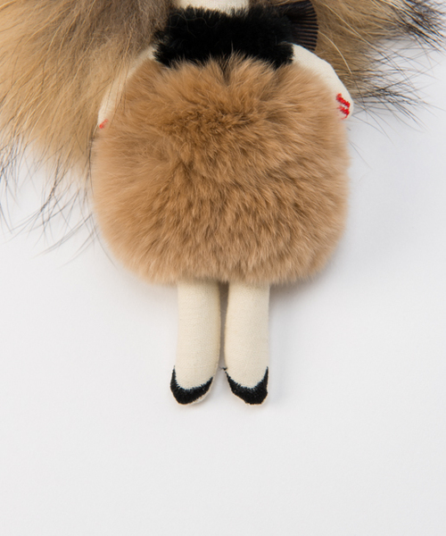 PAPILLONNER（パピヨネ）の「レッキスヘア パピヨネドール（チャーム・レディース・ベージュ/ブラック・FREE）」の5枚目の写真