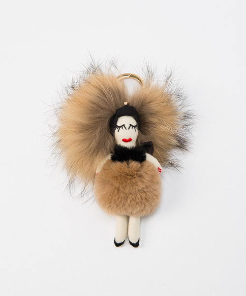 PAPILLONNER（パピヨネ）の「レッキスヘア パピヨネドール（チャーム・レディース・ベージュ/ブラック・FREE）」の11枚目の写真