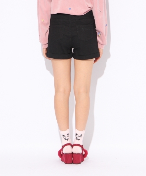 repipi armario（レピピ アルマリオ）の「レースアップＳＰ（デニムパンツ・キッズ・イエロー/ブルー/ブラック/レッド・X-SMALL/SMALL/LARGE/MEDIUM）」の14枚目の写真