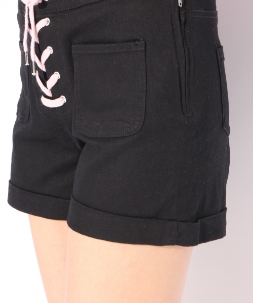 repipi armario（レピピ アルマリオ）の「レースアップＳＰ（デニムパンツ・キッズ・イエロー/ブルー/ブラック/レッド・X-SMALL/SMALL/LARGE/MEDIUM）」の10枚目の写真