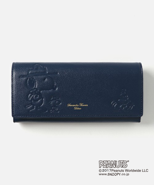 4年保証 Deluxe サマンサタバサ Thavasa スヌーピー ビーグルスカウトかぶせ長財布 財布 Samantha を購入できます Samantha 財布 小物 デラックス のファッション Thavasa ３年保証対象