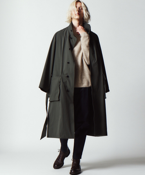 ABAHOUSE（アバハウス）の「ウールラクーンリブ編みニット（ニット/セーター・メンズ・チャコールグレー/ベージュ/カーキ/ブルー・44/46/48）」の19枚目の写真