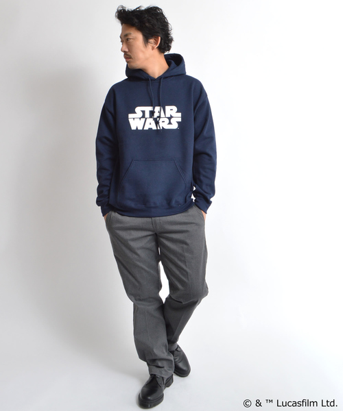 ROOPTOKYO（ループトウキョウ）の「【S/B × STARWARS】裏起毛 コラボ プルオーバー パーカー（パーカー・メンズ・グレー/ネイビー/ブラック/ホワイト・M/S/XL/L）」の19枚目の写真