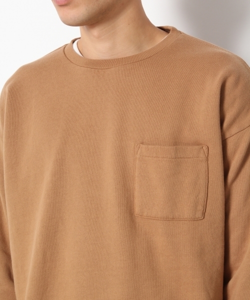 RAGEBLUE（レイジブルー）の「＜6色展開＞ビッグシルエット裏毛スウェットクルー/777077（スウェット・メンズ・ホワイト/ブラック/パープル/ブルー/グリーン/キャメル・SMALL/MEDIUM/LARGE）」の12枚目の写真