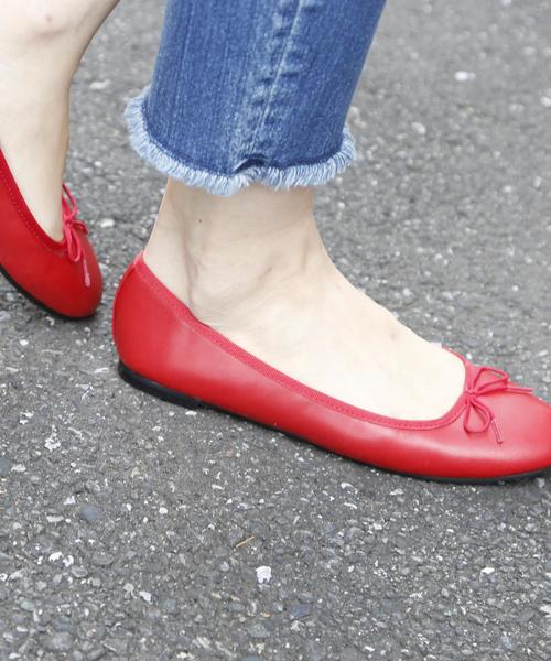 coen（コーエン）の「【CM着用アイテム】バレエフラットシューズ（バレエシューズ・レディース・ブラック/レッド/シルバー・LARGE/MEDIUM/SMALL/X-LARGE）」の19枚目の写真