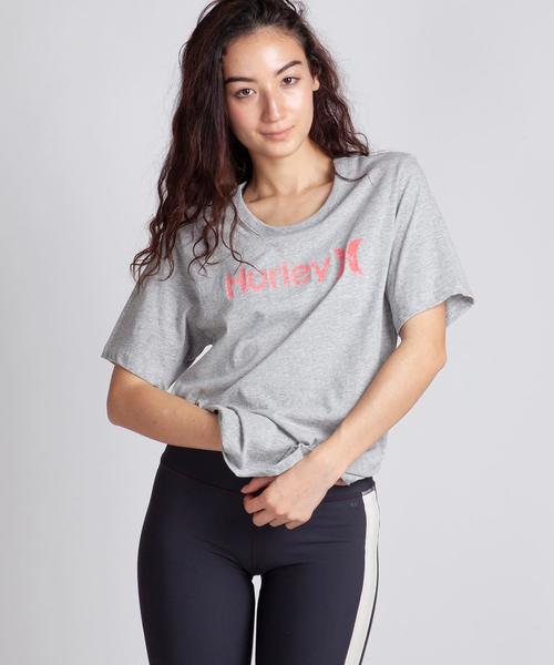 セール W Hrly Oao Perf Crew ハーレー レディース ロゴプリントtシャツ リラックスフィット サーフカジュアル Tシャツ カットソー Hurley ハーレー のファッション通販 Zozotown
