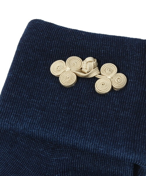 BEAMS BOY(ビームスボーイ)の「△BEAMS BOY / インディゴ チャイナソックス(ソックス/靴下・レディース・ベージュ/ダークグリーン/ネイビー・ONE SIZE)」の4枚目の写真