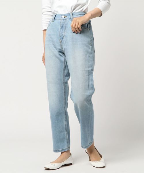 PUNYUS(プニュズ)の「ボーイズデニムパンツ(デニムパンツ・レディース・ライトインディゴブルー/インディゴブルー/ブルー系その他・1/4/3/2)」の6枚目の写真