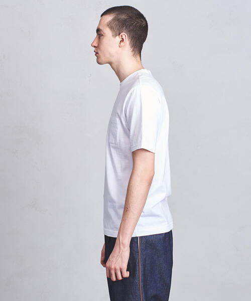 tsuki.s(ツキドットエス)の「<tsuki.s(ツキドットエス)> テンジク クルーネック(Tシャツ/カットソー・メンズ・ホワイト/グレー・MEDIUM/LARGE/SMALL/X-LARGE)」の3枚目の写真