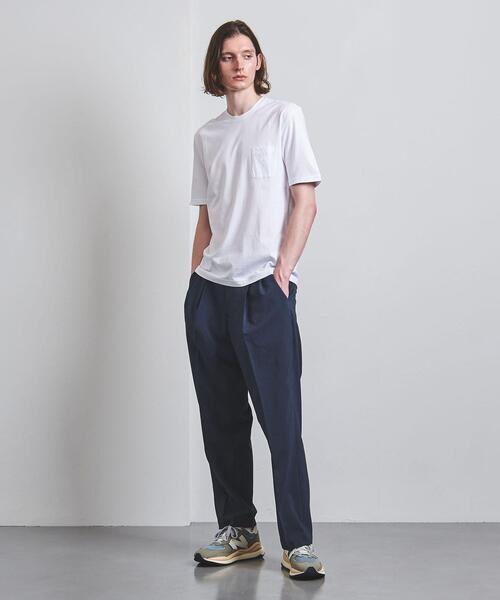 tsuki.s(ツキドットエス)の「<tsuki.s(ツキドットエス)> テンジク クルーネック(Tシャツ/カットソー・メンズ・ホワイト/グレー・MEDIUM/LARGE/SMALL/X-LARGE)」の14枚目の写真