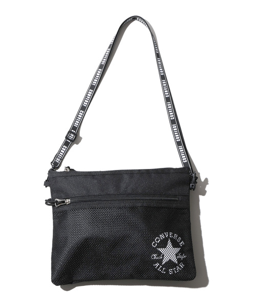 CONVERSE（コンバース）の「∴WEGO/CONVERSE別注サコッシュ（ショルダーバッグ・メンズ・ホワイト/ブラック/トリコロール・FREE）」の8枚目の写真