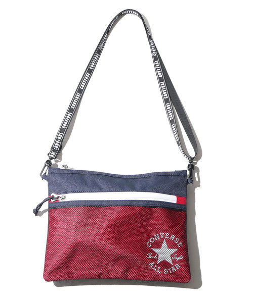 CONVERSE（コンバース）の「∴WEGO/CONVERSE別注サコッシュ（ショルダーバッグ・メンズ・ホワイト/ブラック/トリコロール・FREE）」の9枚目の写真