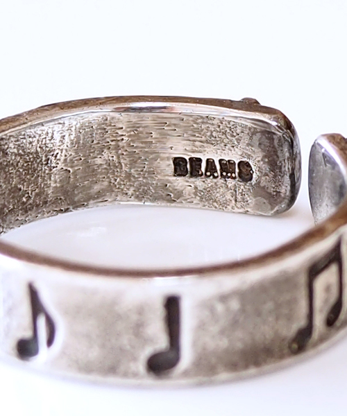 BEAMS（ビームス）の「□BEAMS / 音符モチーフ リング（リング・メンズ・シルバー・ONE SIZE）」の4枚目の写真