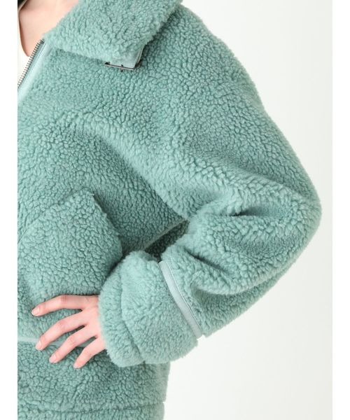 MURUA（ムルーア）の「リバーシブルルーズブルゾン（ブルゾン・レディース・ブラック/グリーン/アイボリー/ブラウン/ピンク・FREE）」の12枚目の写真