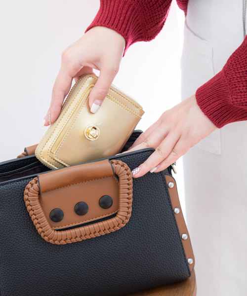 夢展望（ユメテンボウ）の「二つ折りコンパクト財布（財布・レディース・ブラック/ピンク/ゴールド/その他・FREE）」の9枚目の写真