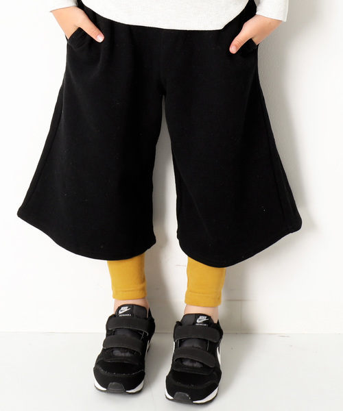 devirock(デビロック)の「厚手もっちり10分丈レギンス(レギンス/スパッツ・キッズ・ブラック/ネイビー/オフホワイト/マスタード/モカ/ヘザーチャコール/ワイン・110cm/130cm/140cm/160cm/120cm/150cm/100cm)」の1枚目の写真