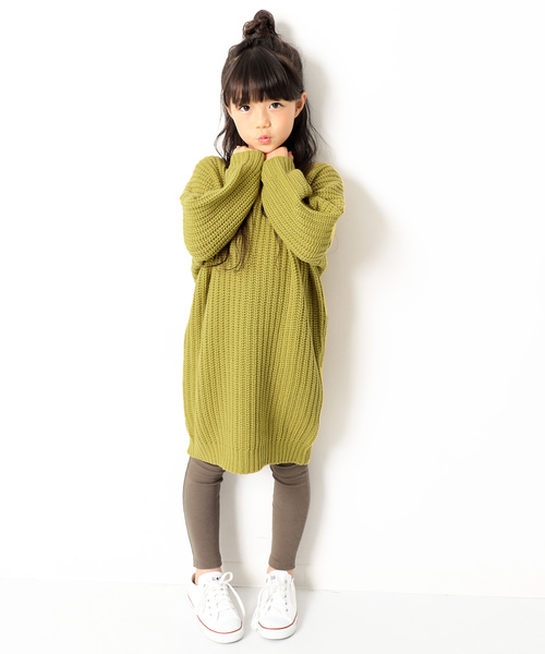 devirock(デビロック)の「厚手もっちり10分丈レギンス(レギンス/スパッツ・キッズ・ブラック/ネイビー/オフホワイト/マスタード/モカ/ヘザーチャコール/ワイン・110cm/130cm/140cm/160cm/120cm/150cm/100cm)」の11枚目の写真