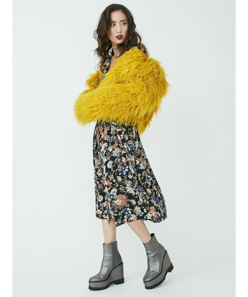 EVRIS（エヴリス）の「ウエッジソールブーツ（ブーツ・レディース・ブラック/シルバー・SMALL/MEDIUM/LARGE）」の7枚目の写真