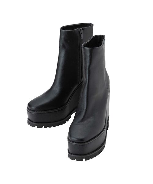 EVRIS（エヴリス）の「ウエッジソールブーツ（ブーツ・レディース・ブラック/シルバー・SMALL/MEDIUM/LARGE）」の11枚目の写真