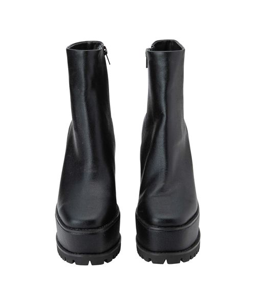 EVRIS（エヴリス）の「ウエッジソールブーツ（ブーツ・レディース・ブラック/シルバー・SMALL/MEDIUM/LARGE）」の12枚目の写真