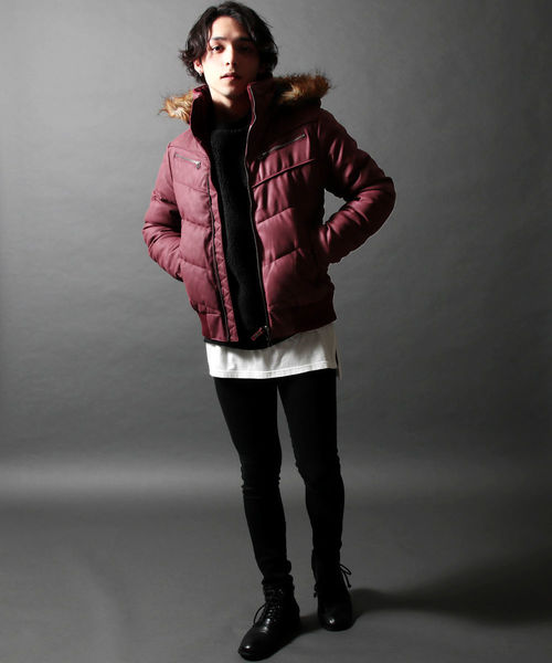 ellesse 紫色ファー付きダウンジャケット ellesse 紫色ファー付きダウンジャケット